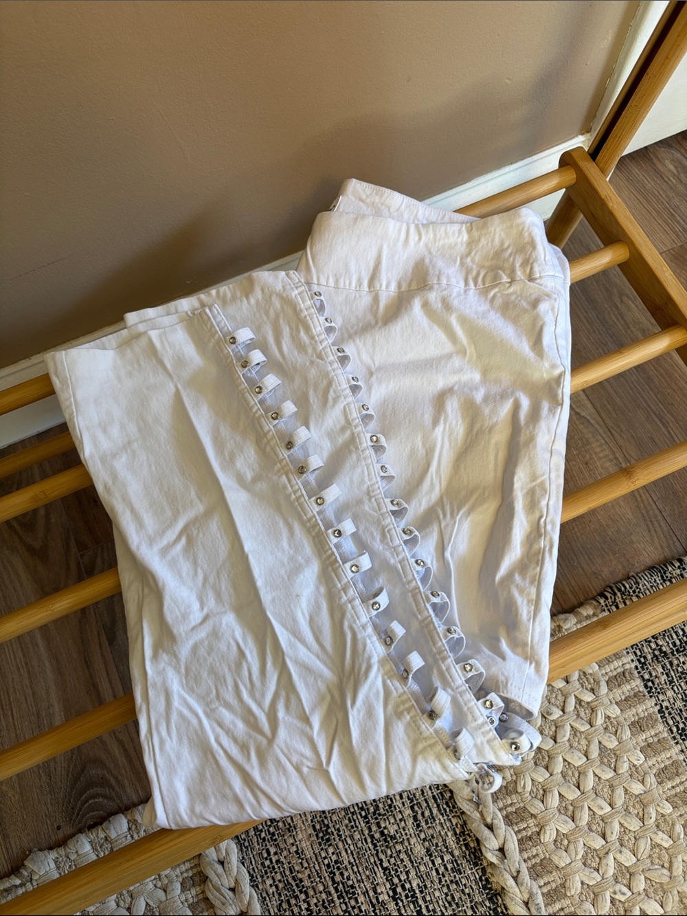 Coconut Row Palm Beach Fun Side Cut Out Pants